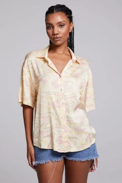 Online Chaser Brand Bocelli Vanilla Button Down