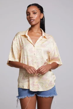Online Chaser Brand Bocelli Vanilla Button Down