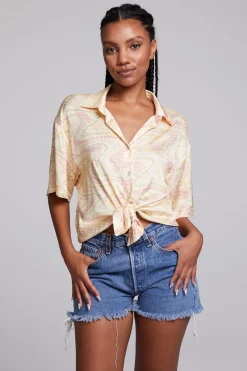 Online Chaser Brand Bocelli Vanilla Button Down