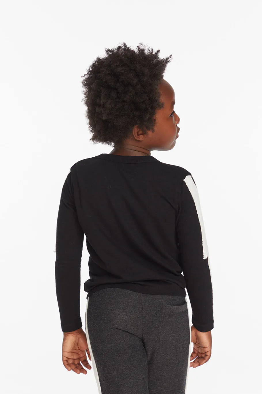 Shop Chaser Brand Bolt Crew Neck Licorice Long Sleeve Tee