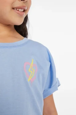 Online Chaser Brand Bolt Heart Girls Tee