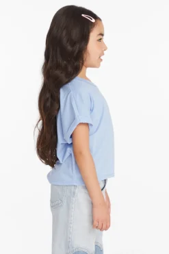 Online Chaser Brand Bolt Heart Girls Tee