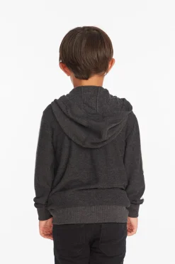 Discount Chaser Brand Bolt Licorice Long Sleeve Zip Up Hoodie