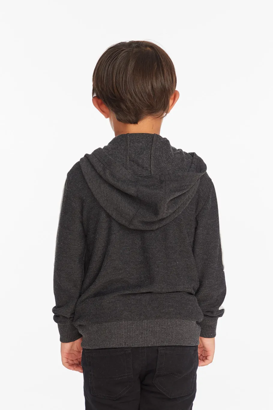 Discount Chaser Brand Bolt Licorice Long Sleeve Zip Up Hoodie