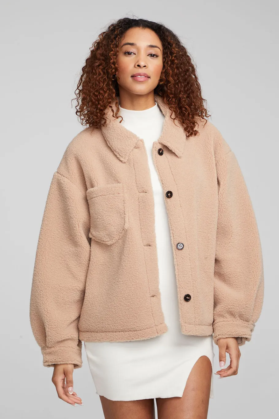 Cheap Chaser Brand Bolt Oatmeal Jacket