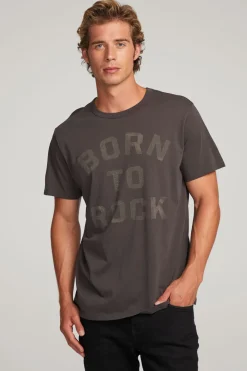 Best Chaser Brand Born To Rock Mens Tee