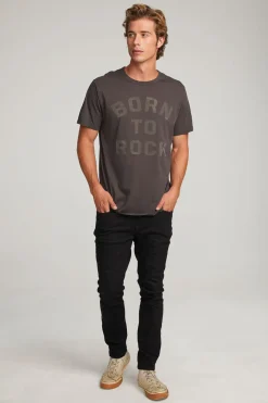 Best Chaser Brand Born To Rock Mens Tee