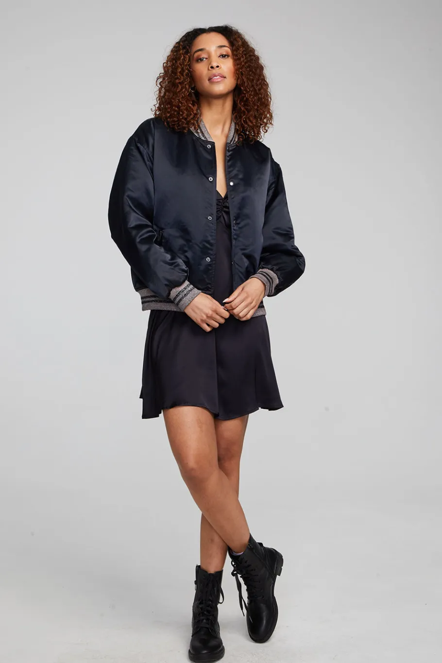 Cheap Chaser Brand Boulevard Shadow Black Bomber