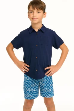 Store Chaser Brand Boy's Avalon Collared Button Down Shirt