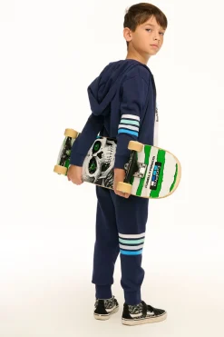 Clearance Chaser Brand Boy's Coastin' Stripe Joggers