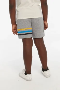 Sale Chaser Brand Boys Heather Grey Short With Strapping