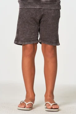 Shop Chaser Brand Boys Linen French Terry Beach Shorts