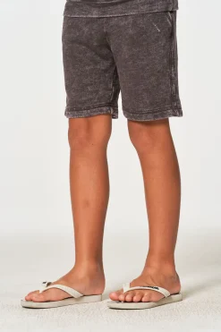 Shop Chaser Brand Boys Linen French Terry Beach Shorts