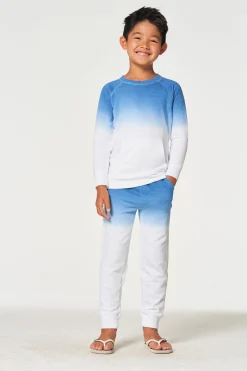 Fashion Chaser Brand Boys Linen French Terry Beach Joggers