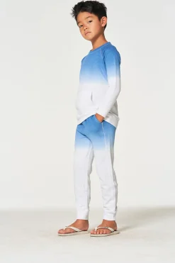 Fashion Chaser Brand Boys Linen French Terry Beach Joggers