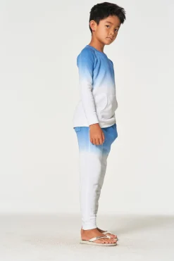 Fashion Chaser Brand Boys Linen French Terry Beach Joggers