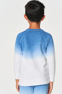 Discount Chaser Brand Boys Linen French Terry Long Sleeve Kanga Pocket Pullover
