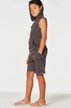 Flash Sale Chaser Brand Boys Linen French Terry Sleeveless Muscle Pullover Hoodie