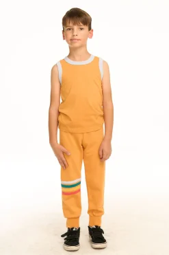 Clearance Chaser Brand Boy's SoCal Stripes Recycled Vintage Jersey Tank