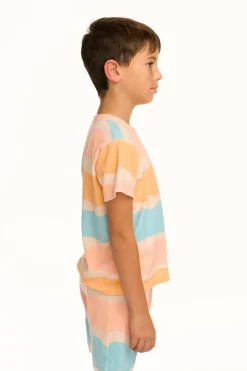 Best Sale Chaser Brand Boy's Wavy Stripe Tee