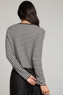 Shop Chaser Brand Brady Punk Stripe Button Up Pullover