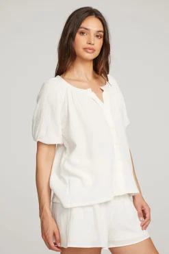Hot Chaser Brand Brentwood White Blouse