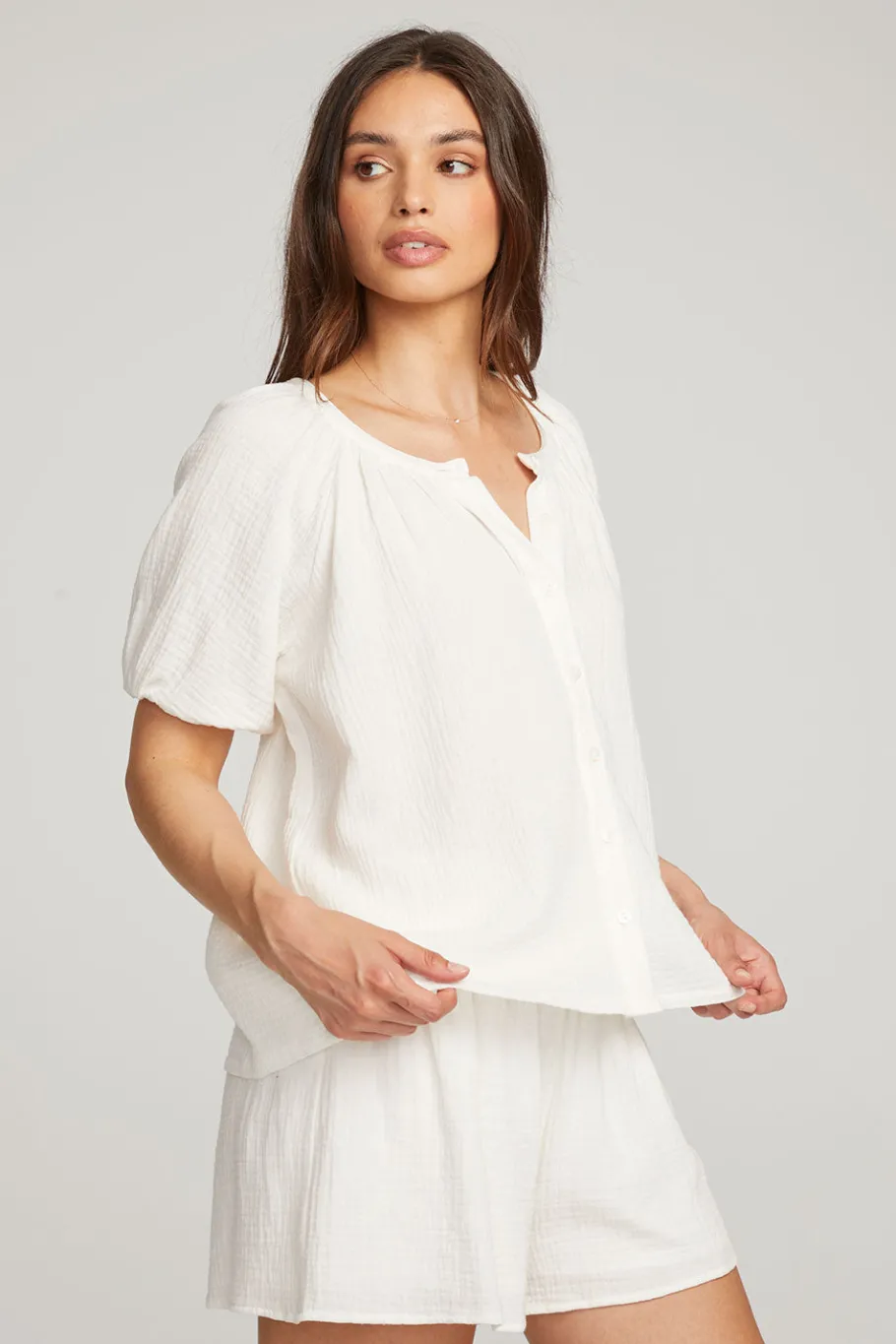 Hot Chaser Brand Brentwood White Blouse