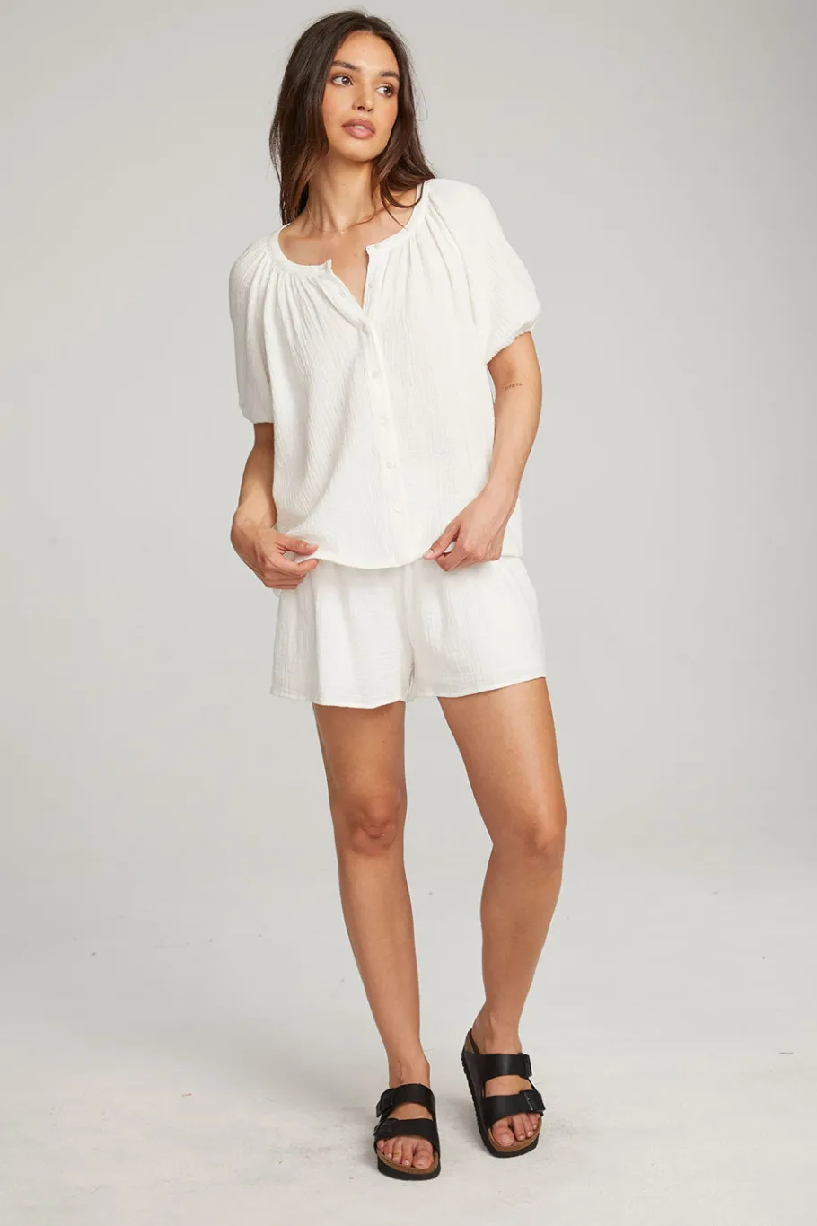 Hot Chaser Brand Brentwood White Blouse