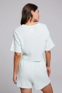 Outlet Chaser Brand Bria Aqua Glass Tee
