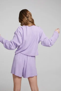 Shop Chaser Brand Briaa Digital Lavender Long Sleeve Tee