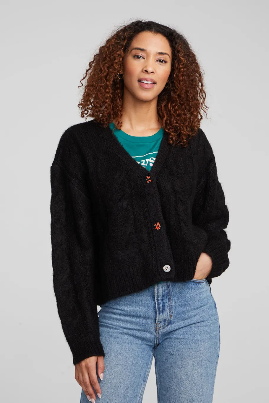Hot Chaser Brand Bridge Black Onyx Cardigan