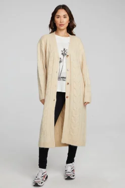 Outlet Chaser Brand Bridge Macaroon Long Cardigan