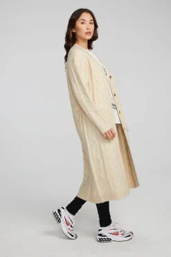 Outlet Chaser Brand Bridge Macaroon Long Cardigan
