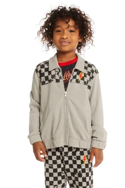 Online Chaser Brand Brody Splatter Checker Jacket