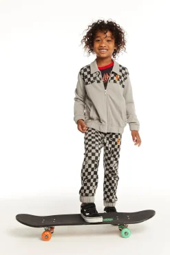 Online Chaser Brand Brody Splatter Checker Jacket