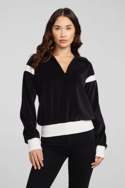 Flash Sale Chaser Brand Brooke Shadow Black Blouse