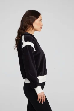 Flash Sale Chaser Brand Brooke Shadow Black Blouse