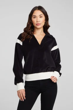Flash Sale Chaser Brand Brooke Shadow Black Blouse