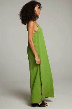 Outlet Chaser Brand Bull Piquant Green Maxi Dress