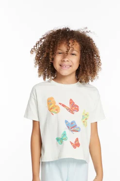 Best Chaser Brand Butterflies Girls Tee