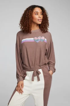 Clearance Chaser Brand Camping Hearts Top