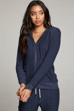 Shop Chaser Brand Canopy Long Sleeve Raglan Zip Up Hoodie