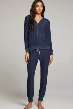 Shop Chaser Brand Canopy Long Sleeve Raglan Zip Up Hoodie