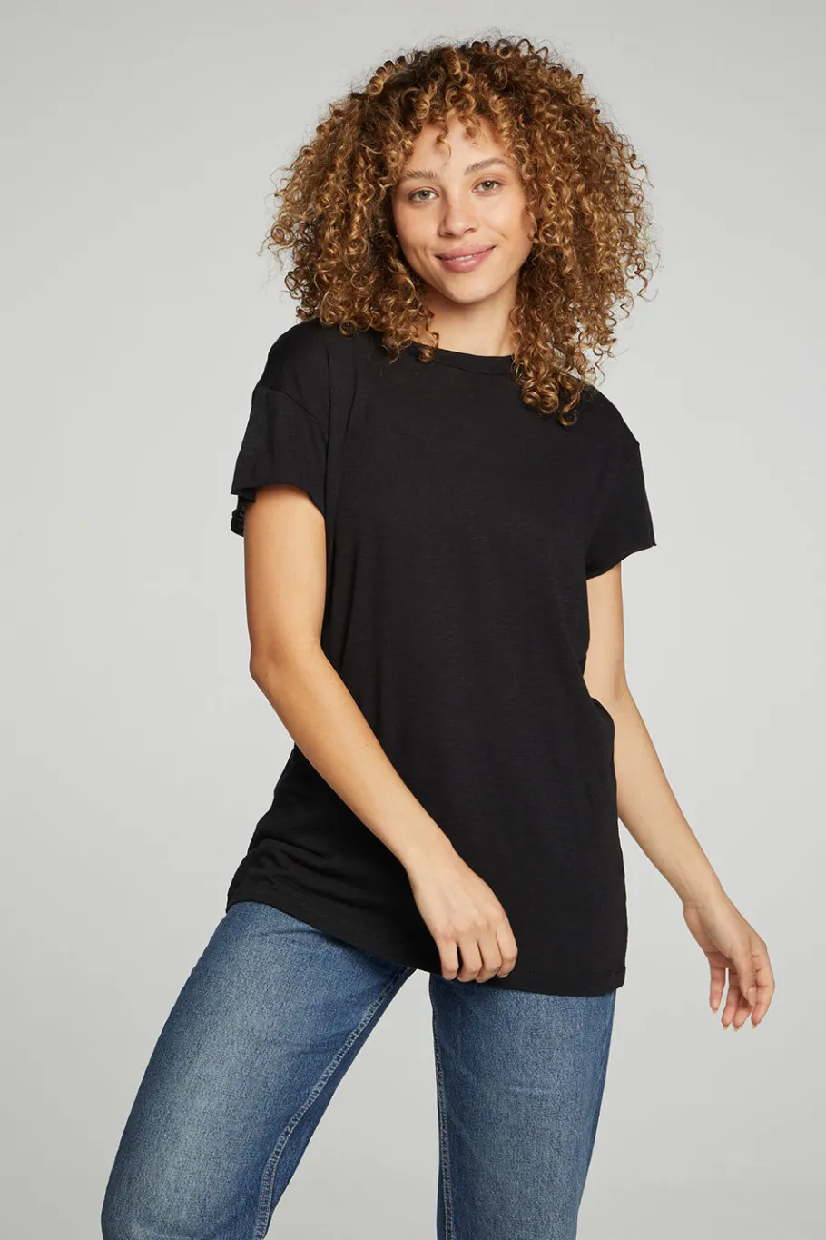 Flash Sale Chaser Brand Cap Sleeve Crew Neck Tee