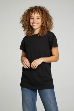 Flash Sale Chaser Brand Cap Sleeve Crew Neck Tee