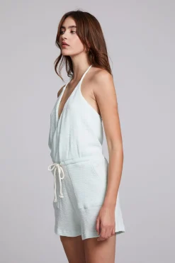Best Sale Chaser Brand Carina Aqua Glass Jumpsuit