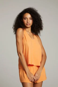 Shop Chaser Brand Carmel Tangerine Tank Top
