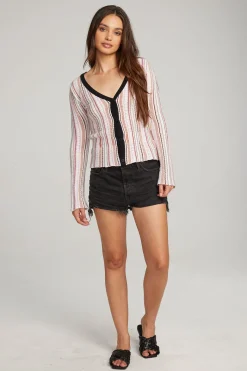 Best Chaser Brand Carmela Canyon Stripe Cardigan