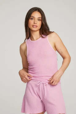 Best Sale Chaser Brand Carnaby Pastel Lavender Tank Top