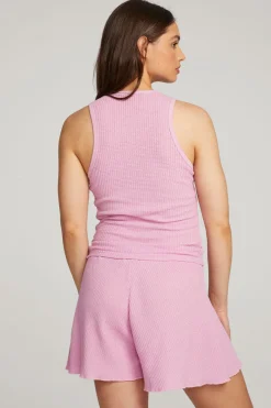 Best Sale Chaser Brand Carnaby Pastel Lavender Tank Top